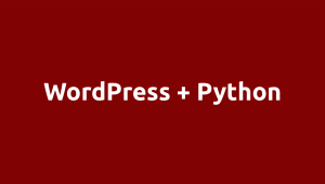 Wordpress/Python integration